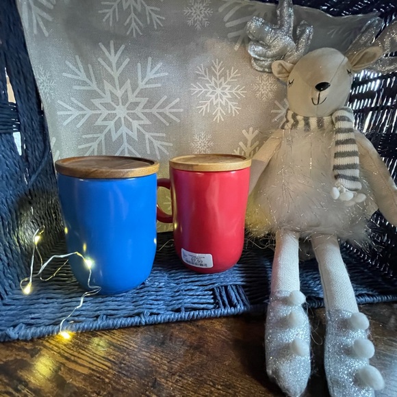 Rae Dunn Snow Day, White Christmas Mugs - Picture 7 of 10